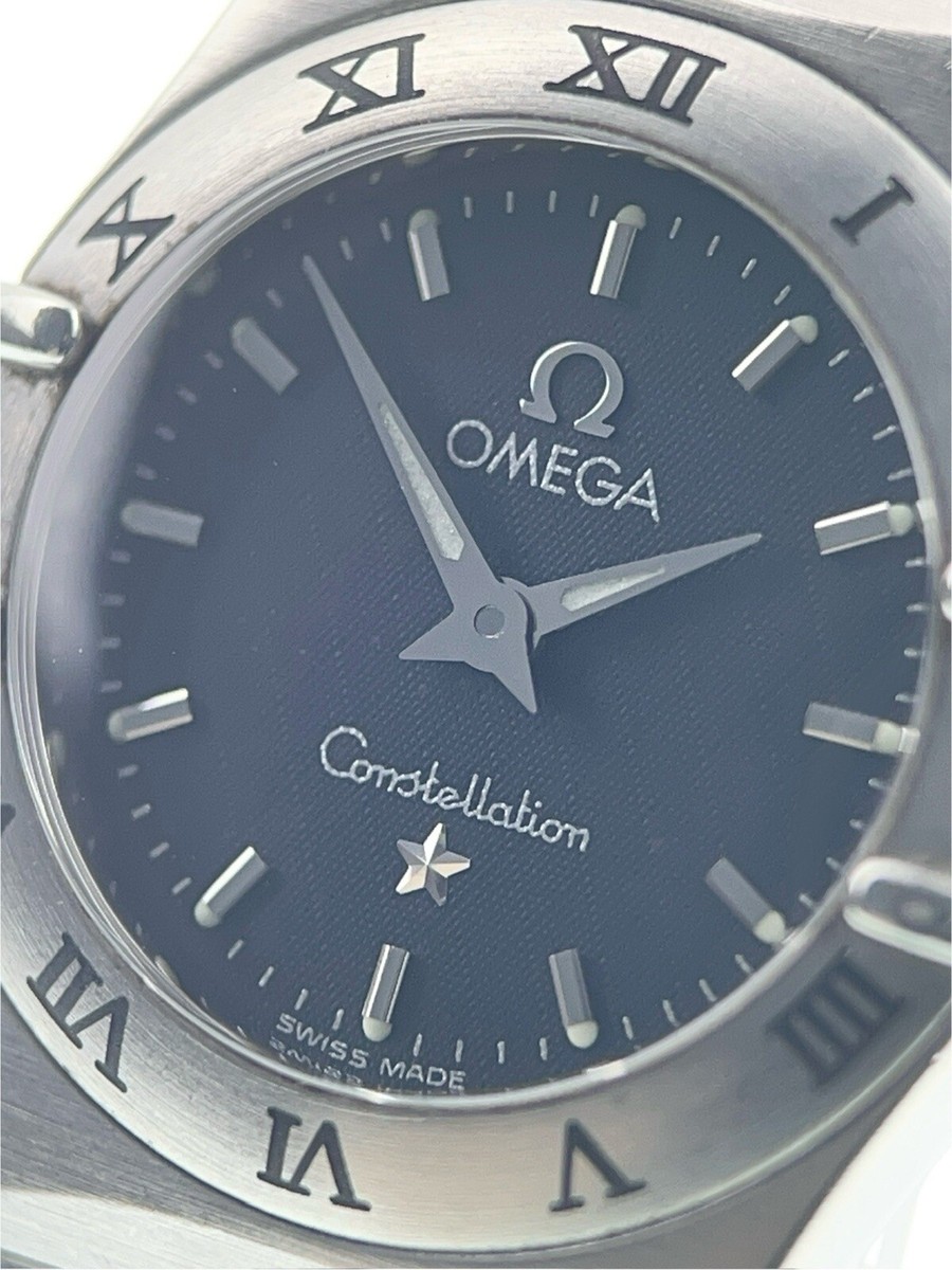Omega Constellation Stainless Steel Gray Dial 22mm Quartz Women's