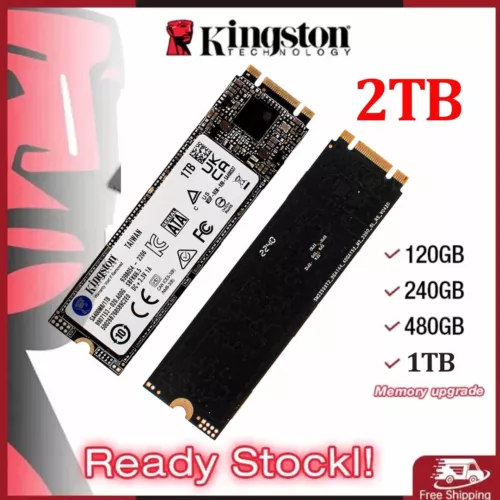 Kingston 1TB 2TB  Internal SSD 2.5'' NGFF NVME PCle 480GB Solid State Drive Lot