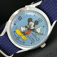 RARE ROAMER SWISS HAND WINDING DRESS BLUE COLOR DIAL WATCH REFURBISHED a445148-1