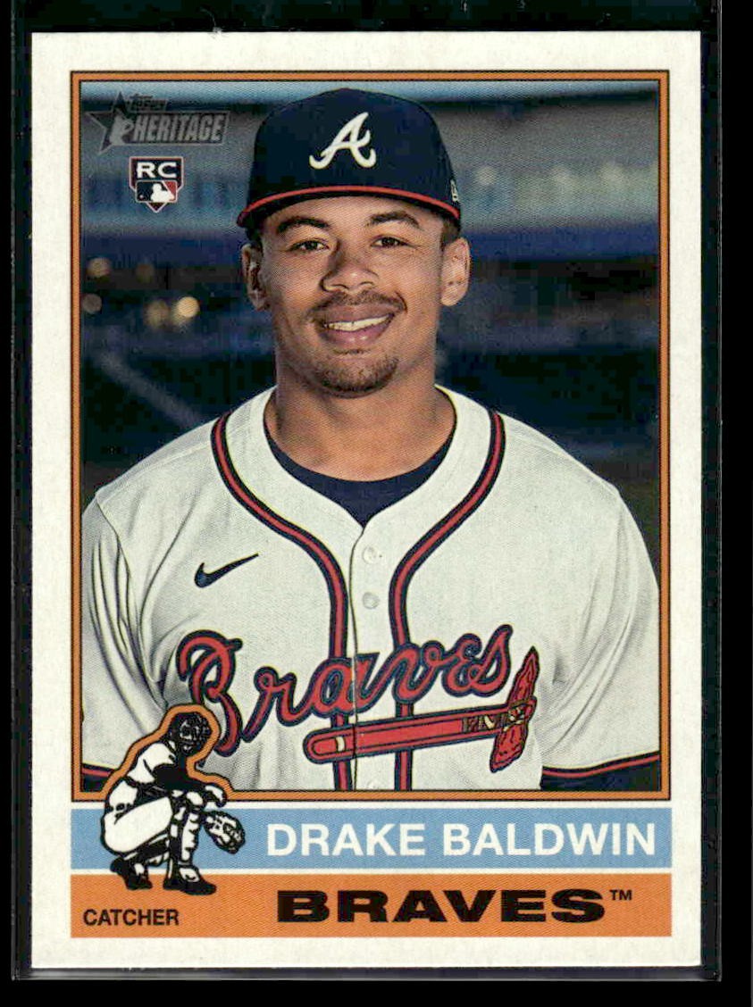 2025 Topps Heritage Drake Baldwin #561 RC Atlanta Braves