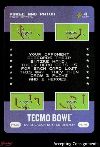 2026 Bo Jackson Battle Arena Tecmo Bowl Bonus Plays #BPL20 Purge and Patch First