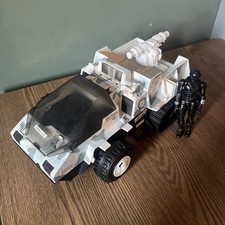 Vintage GI Joe Action Force Snow Cat Vehicle 2002 With Snake Eyes Incomplete