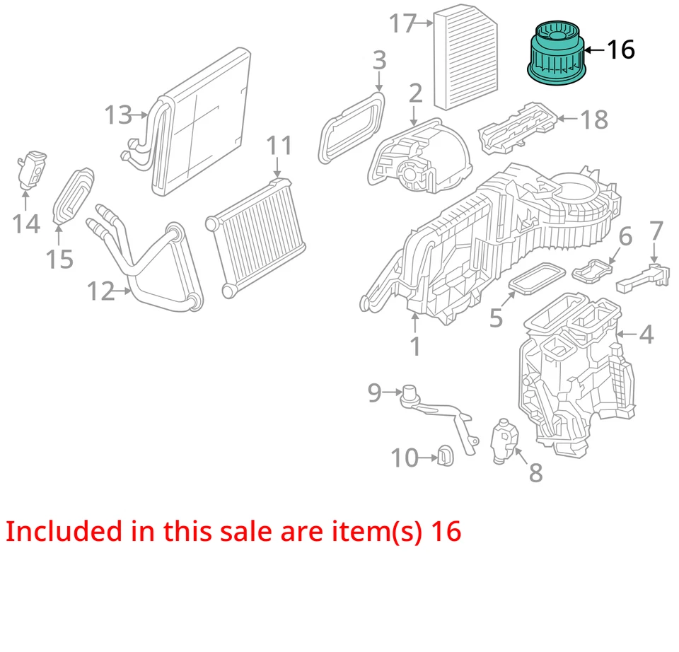 Motor soplador calefacción aire acondicionado mercedes-benz gl550 y3w2m Foto 3 de 4