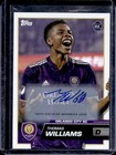 2023 Topps MLS Thomas Williams Auto RC Rookie #87 Orlando City