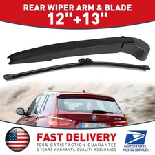Back Windshield Wiper Arm Blade Set Replacement for 2011-2017 BMW F25 X3 4-Door