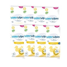 Sensitive Bathing Wipes, 99.9 Water, Unscented, 16 Ct x 6