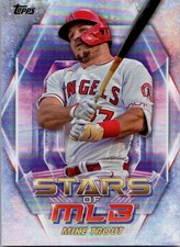 2023 Topps Stars of the MLB Chrome Refractor #SMLBC-2 Mike Trout NM-MT Ange bx4a