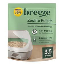 99.9 Percent Purina Breeze Unscented Dust Free Multi Cat Zeolite Pellet Cat New