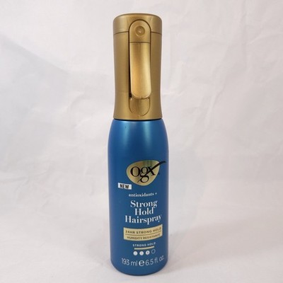 OGX Strong Hold Hairspray 24HR Hold Humidity Resistance 6.5 oz NEW