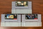 Super Star Wars Trilogy SNES Super Nintendo Lot of 3 Games Tested Working