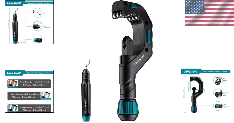 Copper Tubing Cutter with Deburrer - Image 2 of 4