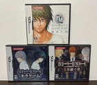 Death Note Kira Game & L wo Tsugumono & Rasen no Wana set Nintendo DS NDS Japan