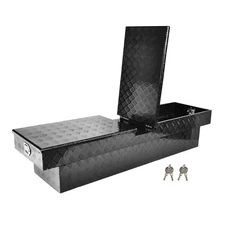 72-Inch Heavy Duty Aluminum Gull Wing Crossover Truck Trailer Tool Box w/ Lock