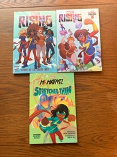 Marvel Rising 3-Book GN Lot Heroes of Round Table Ms. Marvel Stretched Thin Kids