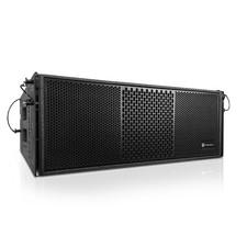 PRORECK Dual 8'' Full Range 4000W P.M.P.O Powered Line Array Speaker