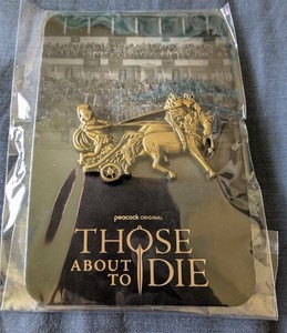  Those About To Die Offsite Chariot Race Exclusive Pin (SDCC '24) SEALED