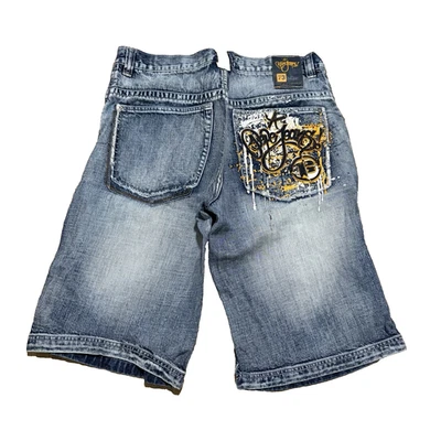 Y2K Vintage Pepe Jeans London Blue Denim Shorts Size 36 Mens Baggy - Image 1 of 4