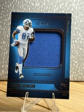 2025 Panini Silhouette Calvin Johnson/49 Bronze Silhouettes Patch #SS-CJN 
