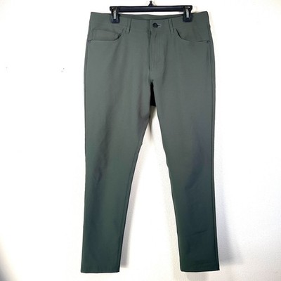 Public Rec Mens Dealmaker Pants 34/29.5 Charcoal Gray Chino Tapered Stretch