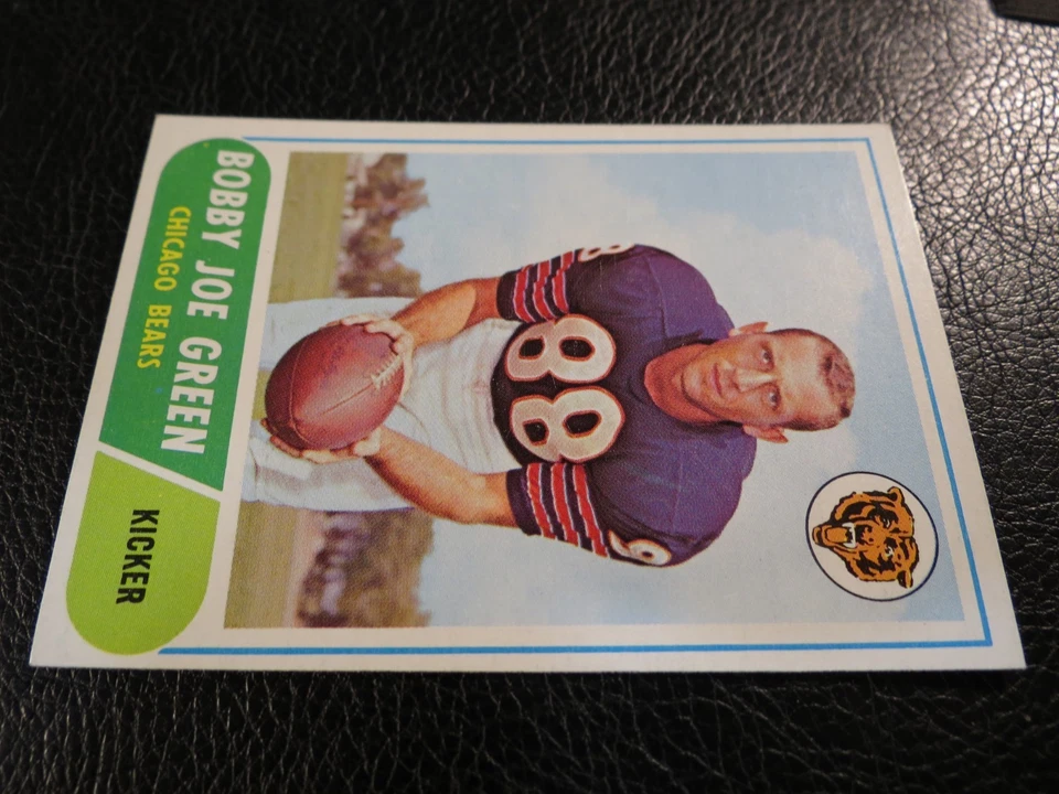 1968 TOPPS FOOTBALL SET #214 Bobby Joe Green, Chicago Bears, EX - Image 2 of 3