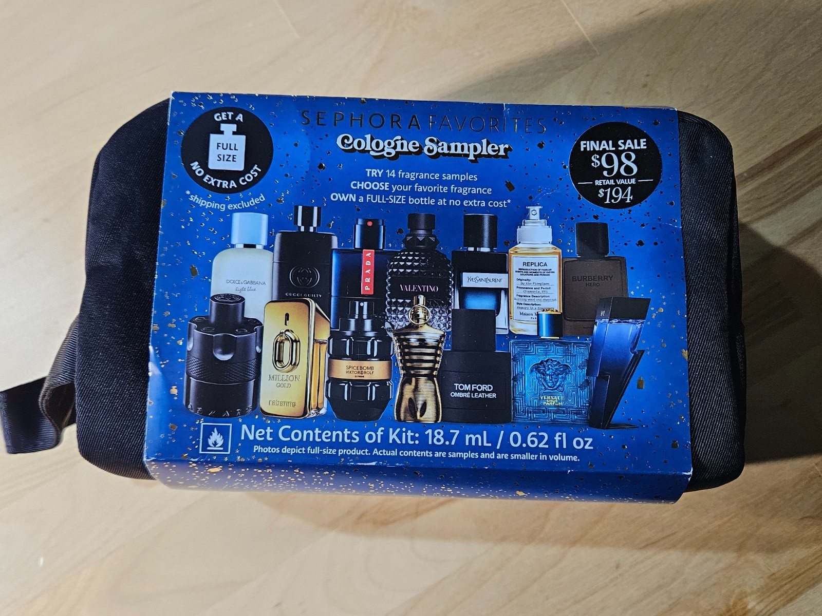 14-pcs SEPHORA FAVORITES 2026 Mens Cologne Sampler wBag NO CERTIFICATE!