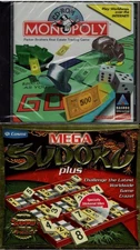 Monopoly CD-Rom 1995 Sealed + Mega Sudoku Plus, 2005 Excellent+