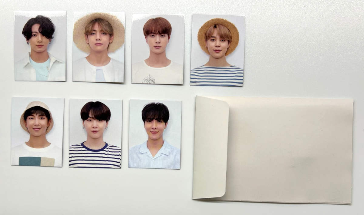 BTS GROUP [ 2021 Season's Greetings Official ID Photocard SET 7