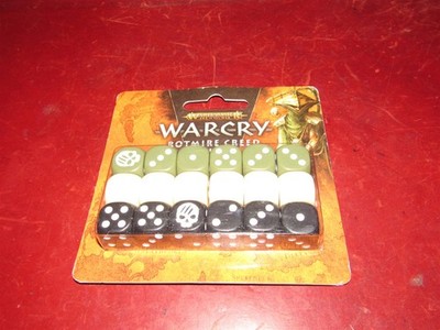 Warhammer: Warcry: Rotmire Creed Dice Set: Sealed