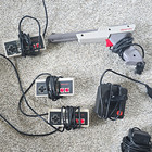 Nintendo NES Controllers Lot w/ Zapper Light Gun, Atari Joystick & AC Adapters — photo 2