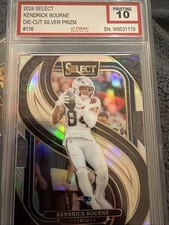 2024 Panini Select - Premier Level Kendrick Bourne #176 Silver Prizm Die-Cut