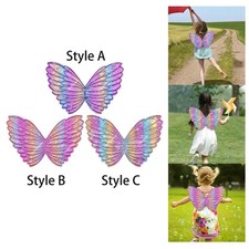 Fancy Dress up Fairy Princess Wing Child Elf Photo Prop Girls Butterfly Wing for