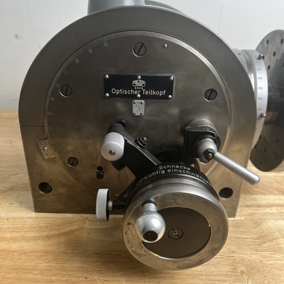 Vintage Carl Zeiss Jena Optical Dividing Head - Optischer Teilkopf
