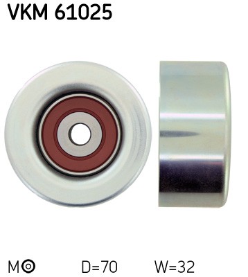 VKM 61025 SKF Deflection/Guide Pulley, V-ribbed belt for LEXUS,TOYOTA - Image 7