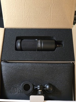 Audio-Technica AT2020 Cardioid Condenser Microphone XLR - Black | OPEN BOX