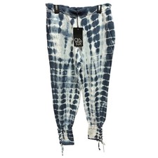 CHASER Tie Dye Jogger Sweatpants Womens Size S Drawstring Ankle Tie Lounge
