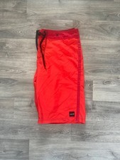 Hurley Phantom Red Board Shorts Size 36 | Men's Swim Shorts