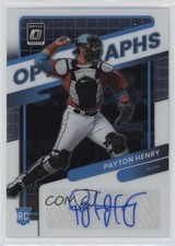 2022 Panini Donruss Optic Optigraphs Payton Henry #OG-PH Auto 19ek