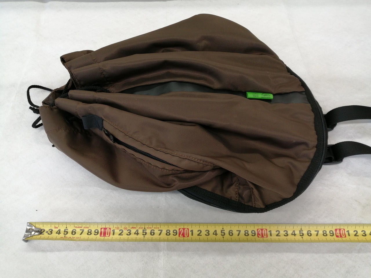 Porter Brown Drawstring Backpack - image 7