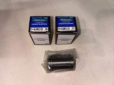 Quantify 2 (one Pair) Of MISUMI U-LMUO.50  Straight Type Linear Bushing  Bearing