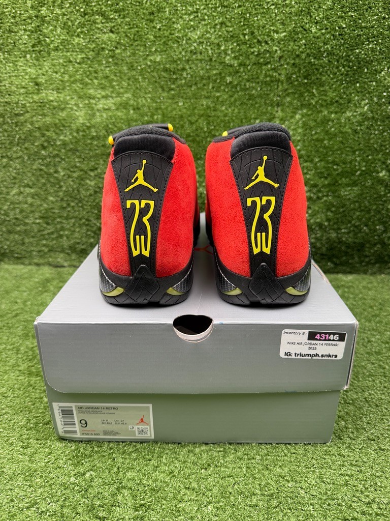 Size 9 - Air Jordan 14 Retro 2025 Ferrari DS NEW | eBay
