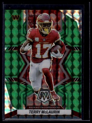 2022 Panini Mosaic #197 Terry McLaurin Mosaic Green