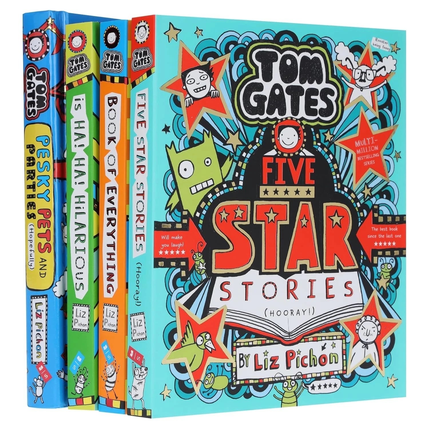 Tom Gates Series (Book 21-24) by Liz Pichon 4 Books Collection Set (Tom G | TODO - Image 4