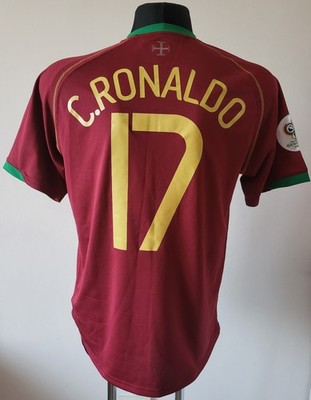 Portugal 2006 - 2008 Home football Nike shirt #17 Cristiano