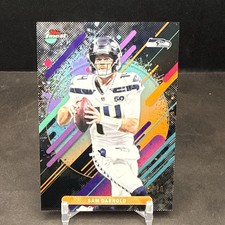 Sam Darnold 2025 Topps Finest #248 Rare Black Refractor SP 01/10 Seahawks TF1