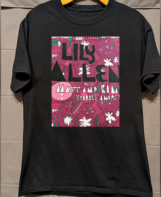 Lily Allen Black Cotton Shirt Full size S-5XL Unisex L103