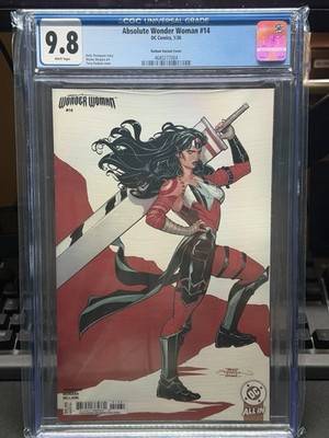 HOT SERIES KEY ABSOLUTE WONDER WOMAN #14 DODSON VARIANT CGC 9.8 CERT #4680277004