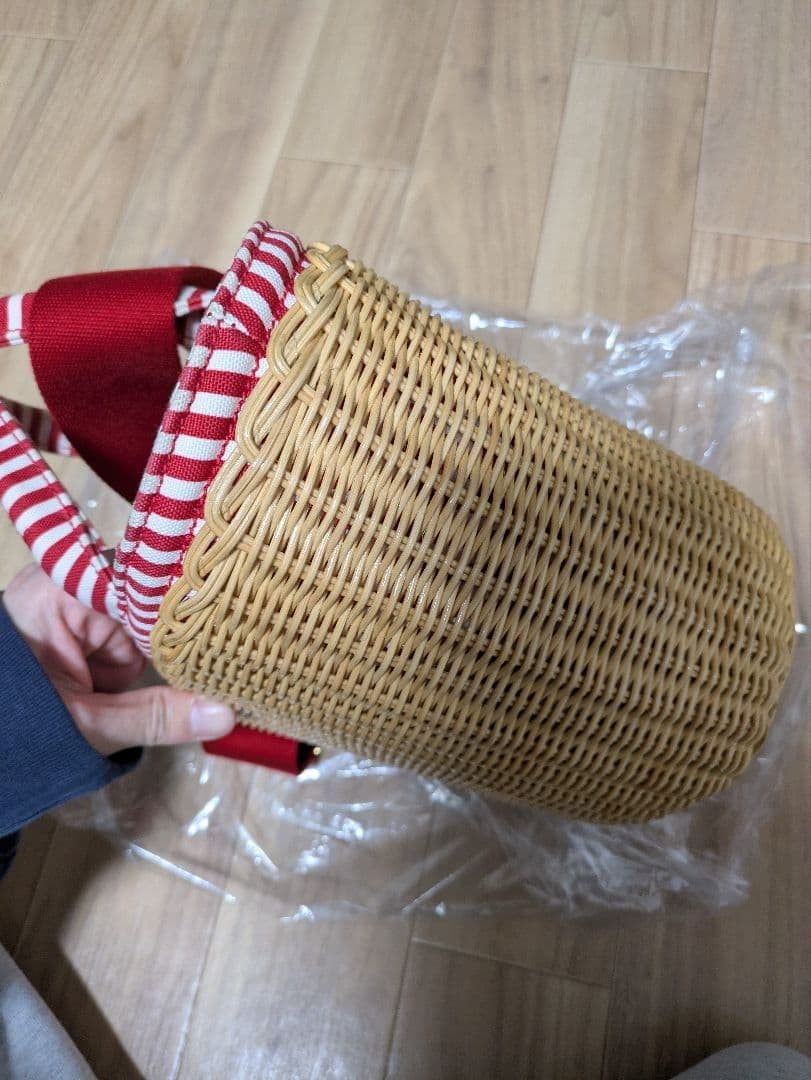 PRADA Wicker 2-way Basket Bag 1BG172 valuable fashion women attractive limited thumbnail 8