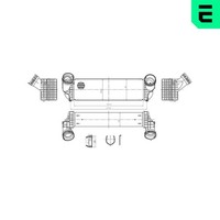 ERA LadeluftküHler 672050 FüR BMW X5 F15 F85 E70 X6 E71 E72 F16 F86 Sdrive 40E