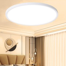 28W LED Ceiling Light Round Panel Down Light Living Room Bedroom Wall Lamp 3000K