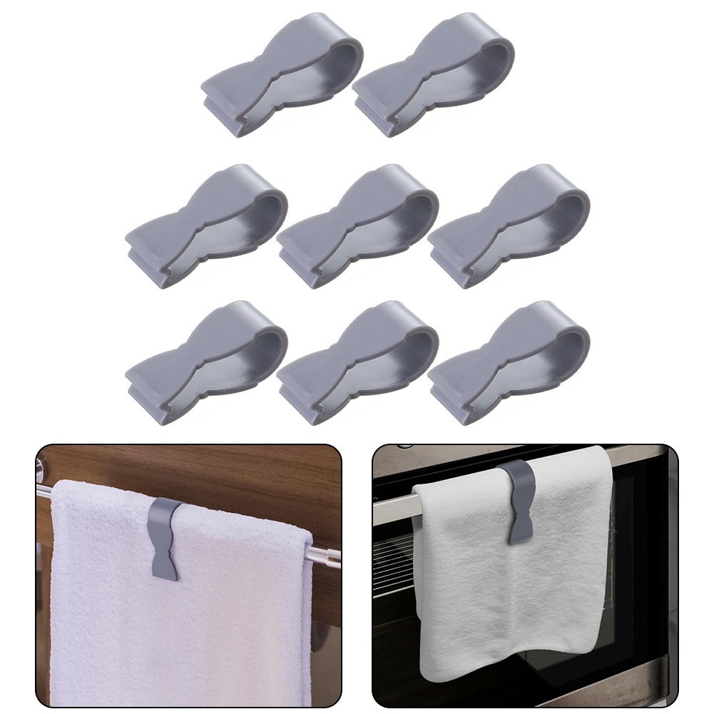 Große Öffnung Auswahl Handtuchklammern Bad Küche Ausstattung Grau Packung Han